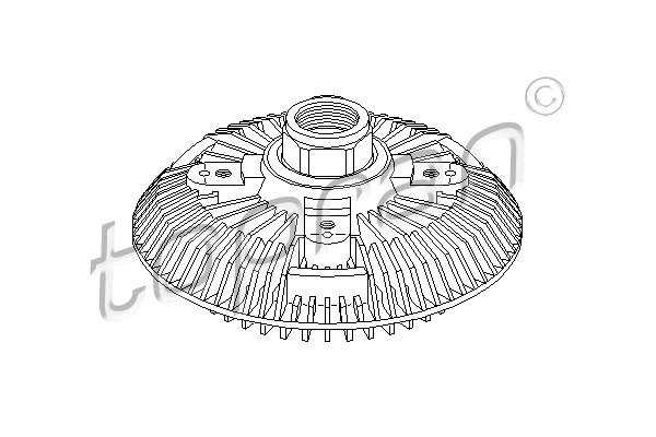 Spojka ventilátora chladenia Hans Pries (302 006)