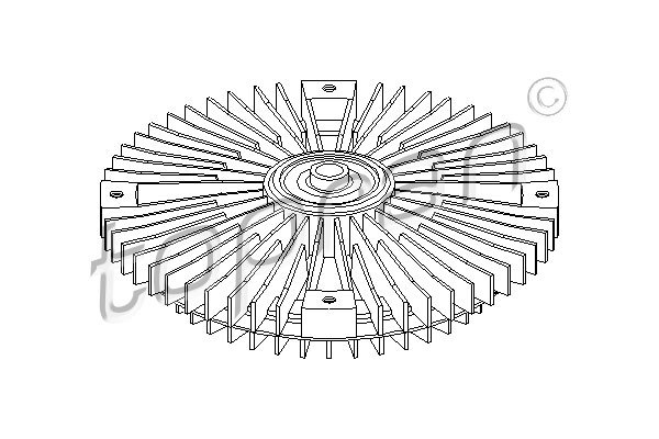 Spojka ventilátora chladenia Hans Pries (401 003)