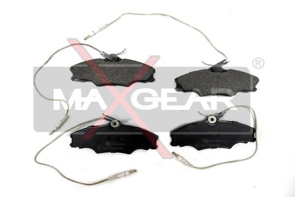 Sada brzdových platničiek kotúčovej brzdy MAXGEAR (19-0551)