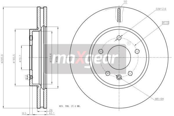 Vzduchový filter MAXGEAR (19-2369)