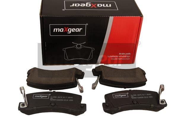 Sada brzdových platničiek kotúčovej brzdy MAXGEAR (19-3390)